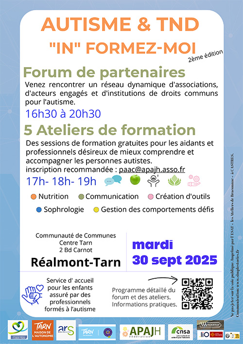 affiche forum autisme