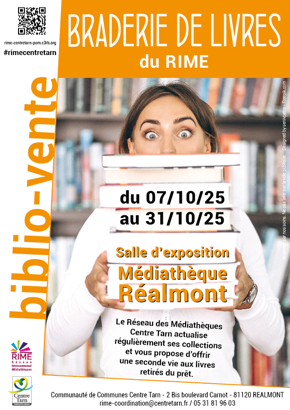 affiche biblio vente 2025