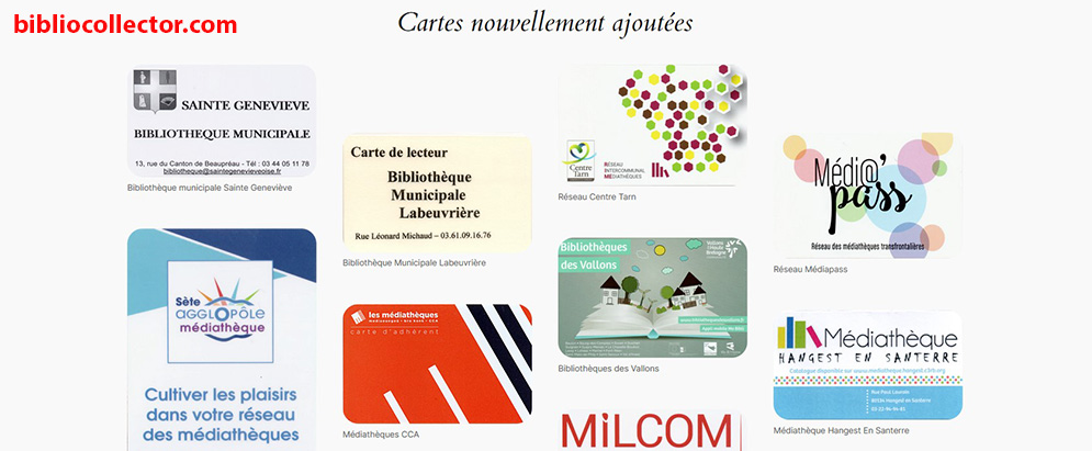 Capture d'écran du site bibliocollector.com