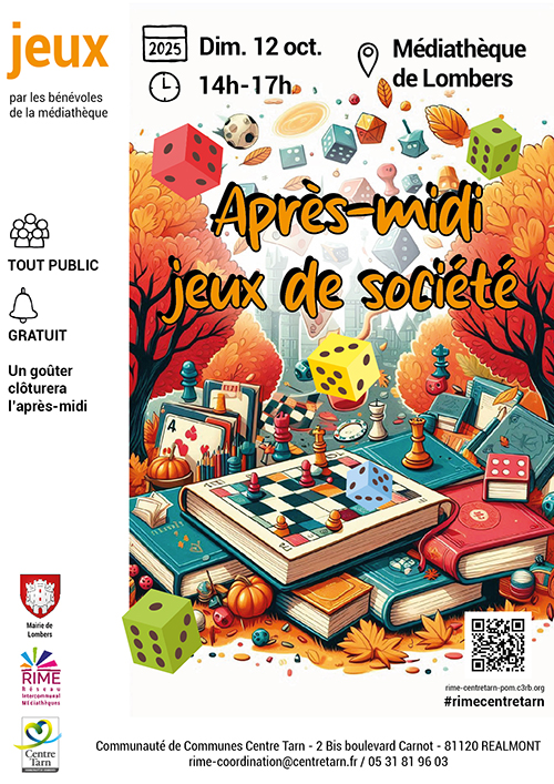 Affiche : Après-midi jeux de société