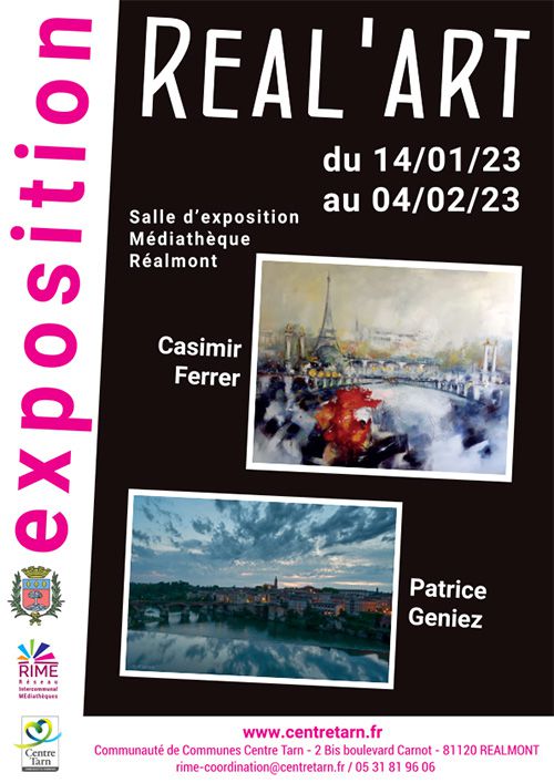 Affiche : exposition Réal'ART