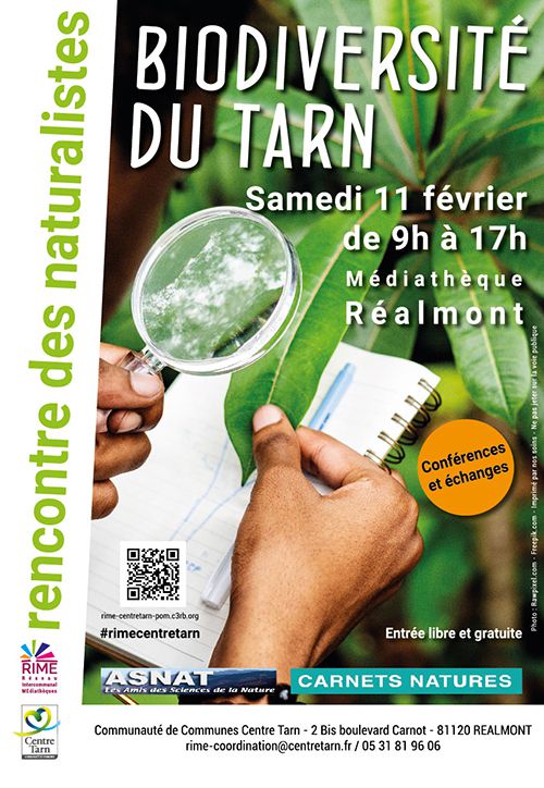 Affiche : "rencontre des naturalistes"