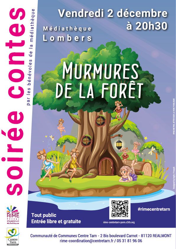 Affiche : "Soirée contes"