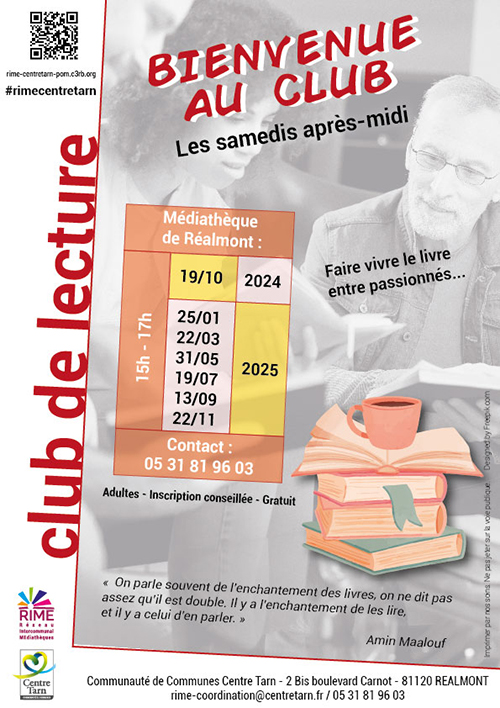 Affiche : Club de lecture