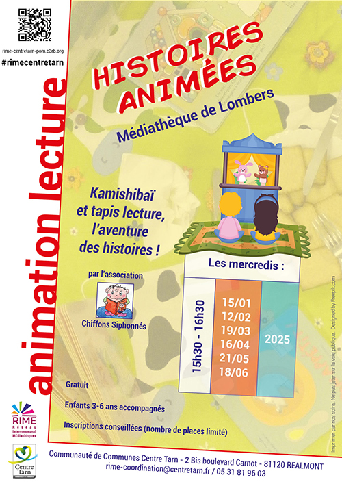 Affiche "Histoires Animées"