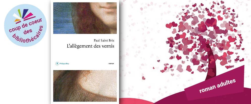 Couverture du livre "L'allègement des vernis" et le macaron "Coup de coeur"