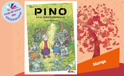 Couverture du manga avec un macaron "coup de coeur"